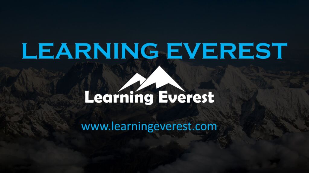 set of Vector Everest mountain logo. Emblem with highest peack in world.  Mountaineering label illustration.:: tasmeemME.com