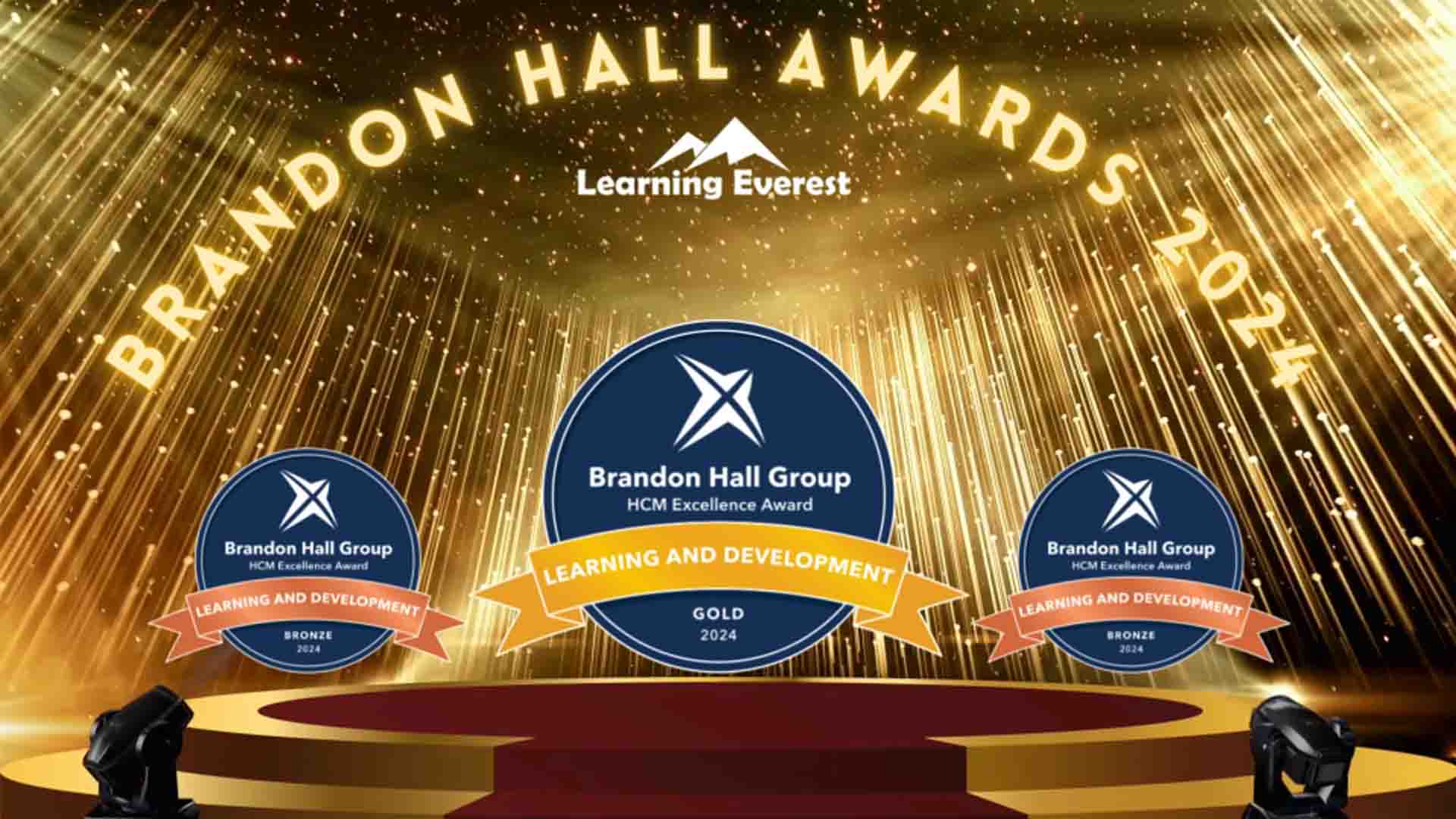 Learning Everest Wins 3 Brandon Hall Awards 2024