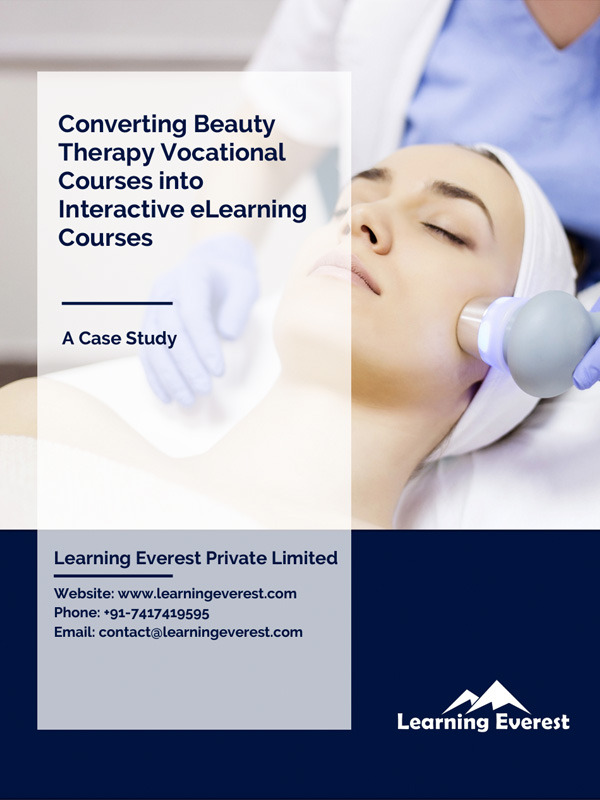 Converting Beauty Therapy Vocational Courses into Interactive eLearning Courses